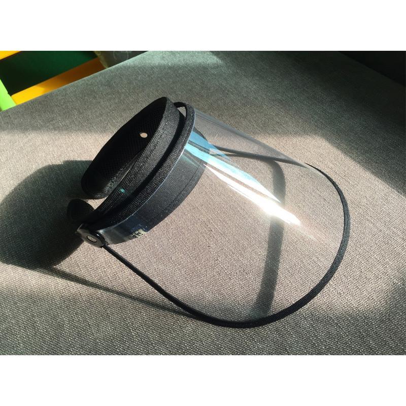 特价搭配雨衣防雨帽男女户外骑车透明面罩挡雨帽遮雨帽防水防风帽 黑