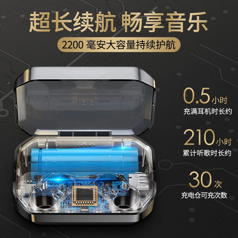 优束 蓝牙耳机无线双耳迷你入耳式微小隐形智能降噪跑步运动耳麦适用于华为vivo小米苹果男女款长续航耳塞
