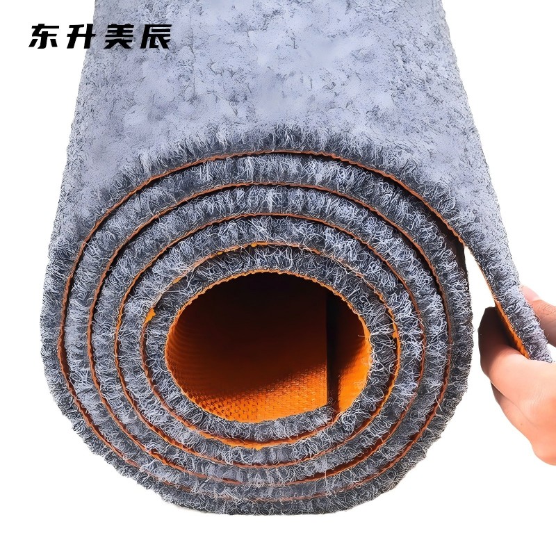 东升美辰 地毯地垫TPE天鹅绒灰色60*90cm DS-032 条高清大图