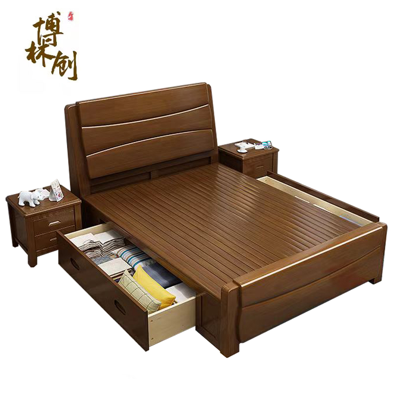 博林创气压式储物床306#1M单床100*200cm/张高清大图
