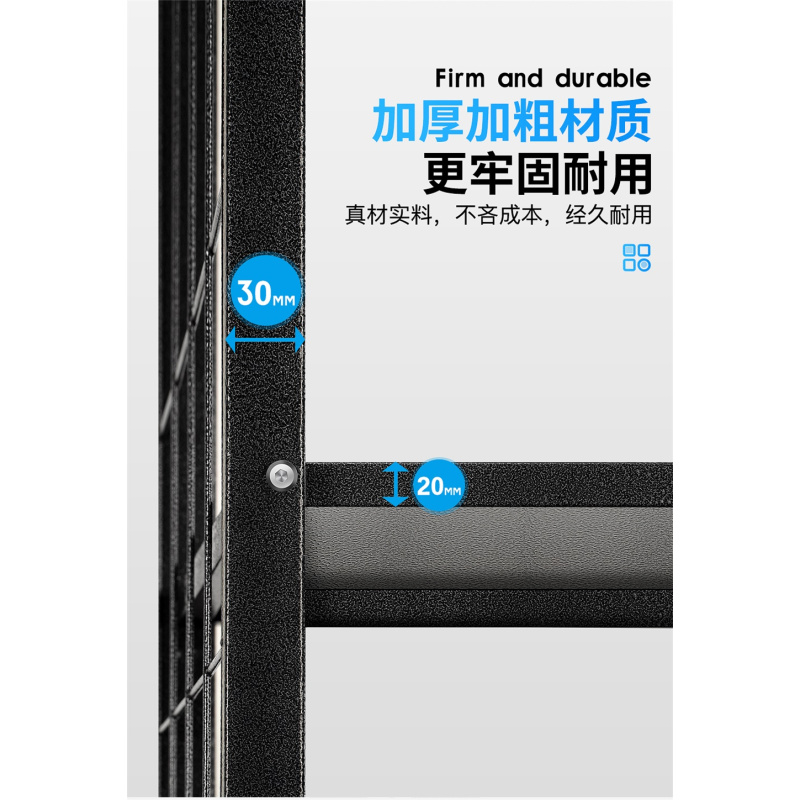 免安装折叠厨房置物架落地式微波炉架子家用烤箱储物客厅收纳神器