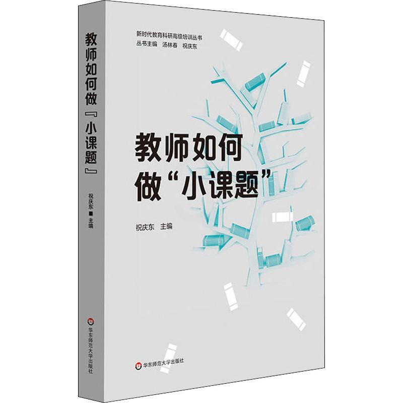 教师如何做“小课题” 文教 祝庆东编 教学方法及理论 中小学教师用书 老师教学书籍 华东师范大学出版社高清大图