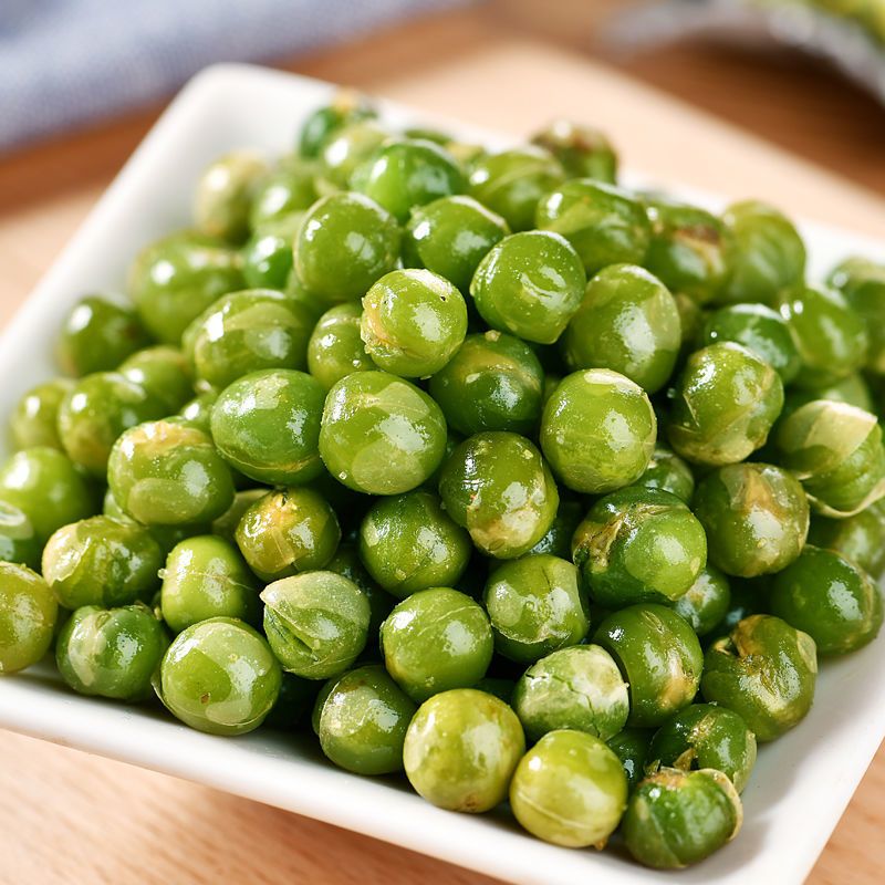 5斤青豆青豆青豌豆休闲零食蒜香辣坚果炒货独立包装5包