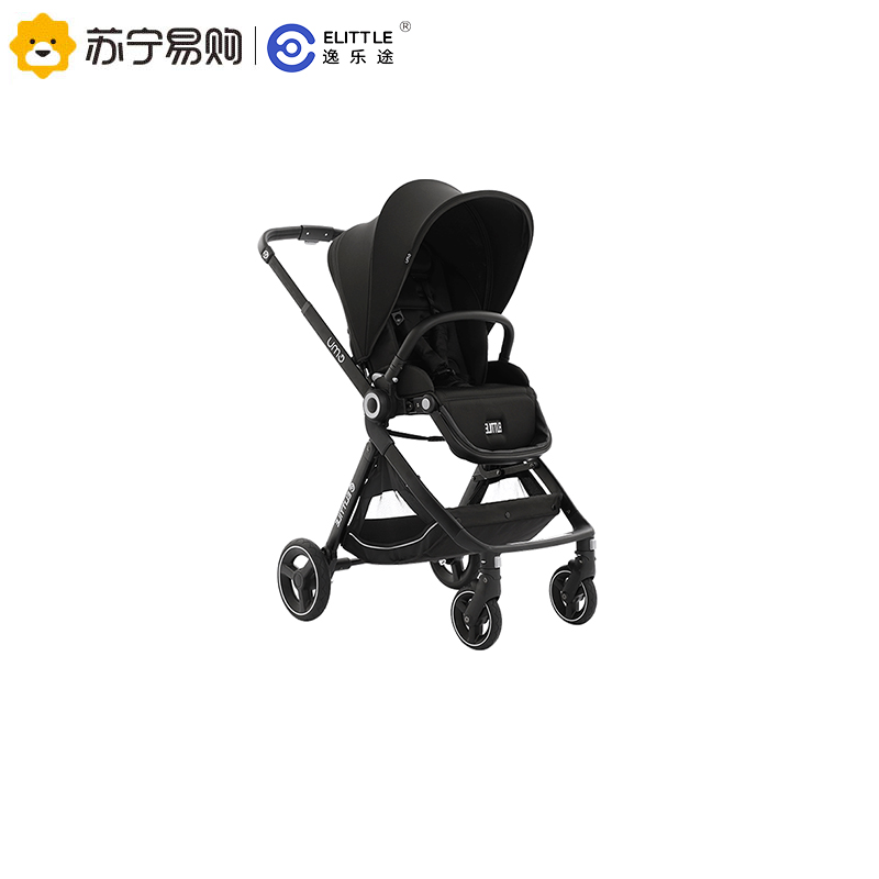 [明星推荐]elittle-emu逸乐途婴儿推车高景观轻便折叠可坐可躺宝宝推车双向折叠双向推车