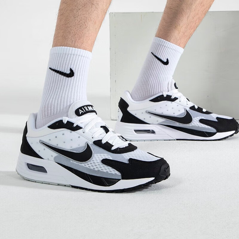 耐克(NIKE)男鞋 2023夏季新款健身训练运动鞋缓震耐磨轻便透气休闲跑步鞋 DX3666-100 黑白 39