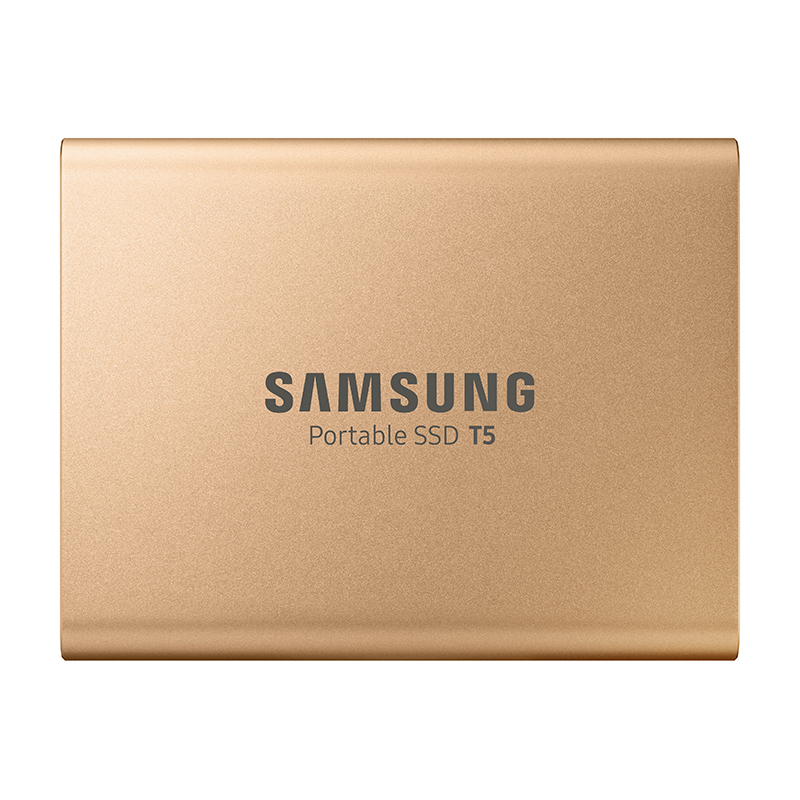 三星（SAMSUNG）移动固态硬盘PSSD T5 500GB USB3.1 1.8英寸 金色版