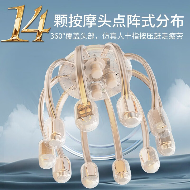 和正(HEZHENG) 多维度头部解压机 HZ-RELAX-1温润白高清大图