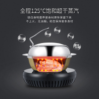 尚蒸鼎家用海鲜蒸汽火锅 海鲜蒸汽锅 急速多功能养生电蒸锅桑拿锅