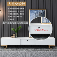 尋木匠后现代轻奢电视柜 现代简约客厅小户型电视机柜茶几黑白组合套装