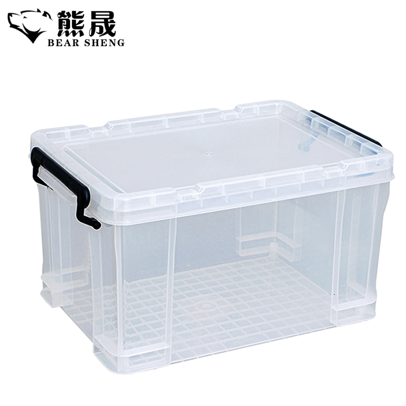 熊晟 透明储物箱 收纳箱Z108升透明/个高清大图