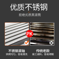 乐创(lecon) 烤肠机 KG-5 商用电热烤肠机小型 台式全自动迷你烤香肠热狗机带防尘罩摆摊香肠机 5管