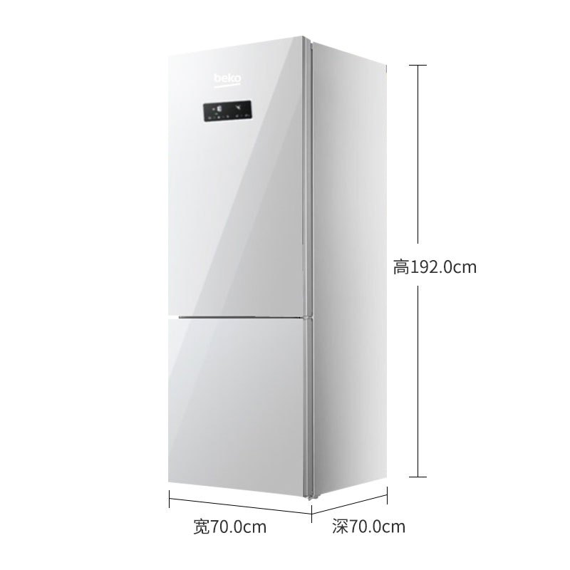 倍科双门冰箱RCNE520E20ZGW
