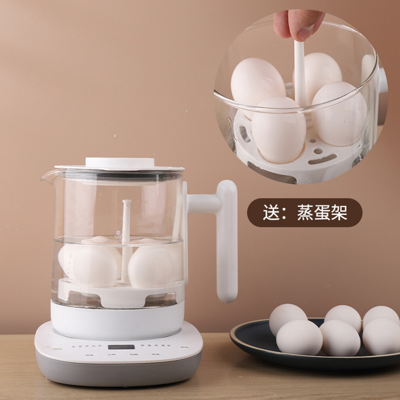 苏宁宜品养生壶全自动加厚玻璃养身花茶壶家用小型烧水壶多功能办公室煮茶器电热水壶/高配高清大图