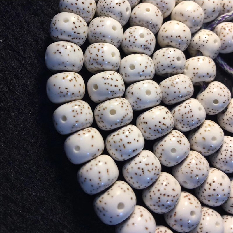 梵心阁 海南毛感料星月菩提子佛珠手串8*12mm 108颗 月朗星稀高密度 颗颗正月
