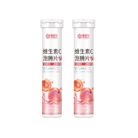 康恩贝维生素C泡腾片白管2支(水蜜桃味)
