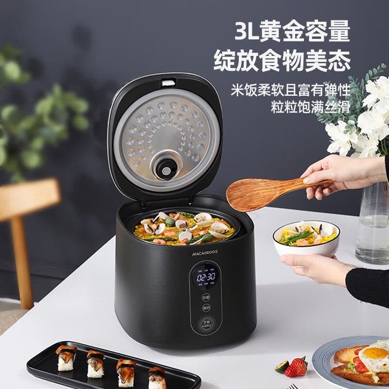 迈卡罗(MACAIIROOS)MC-FB336智能电饭煲电饭锅家用3L大容量预约触摸操控一键多功能蒸米饭煲图片