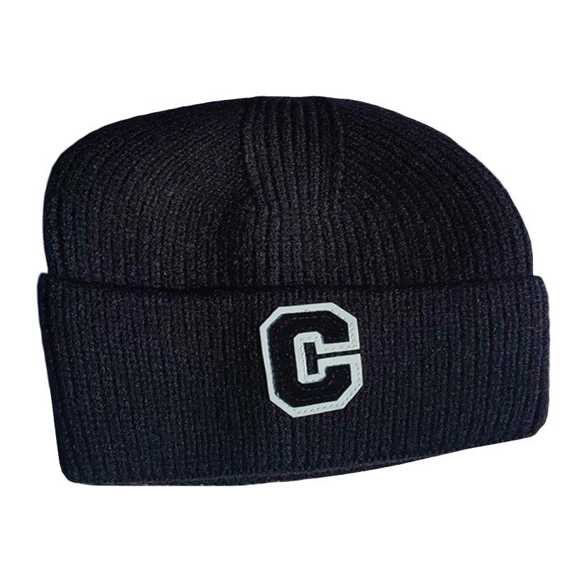 炯毅 冬季毛线帽加绒保暖棉帽户外骑车防寒防风帽针织冷帽 帽子 羊绒 均码 个图片