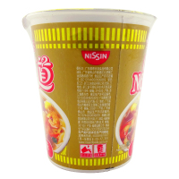 日清合味道方便面虾仁风味1小杯面82g 公仔面泡面快餐面休闲 即食面