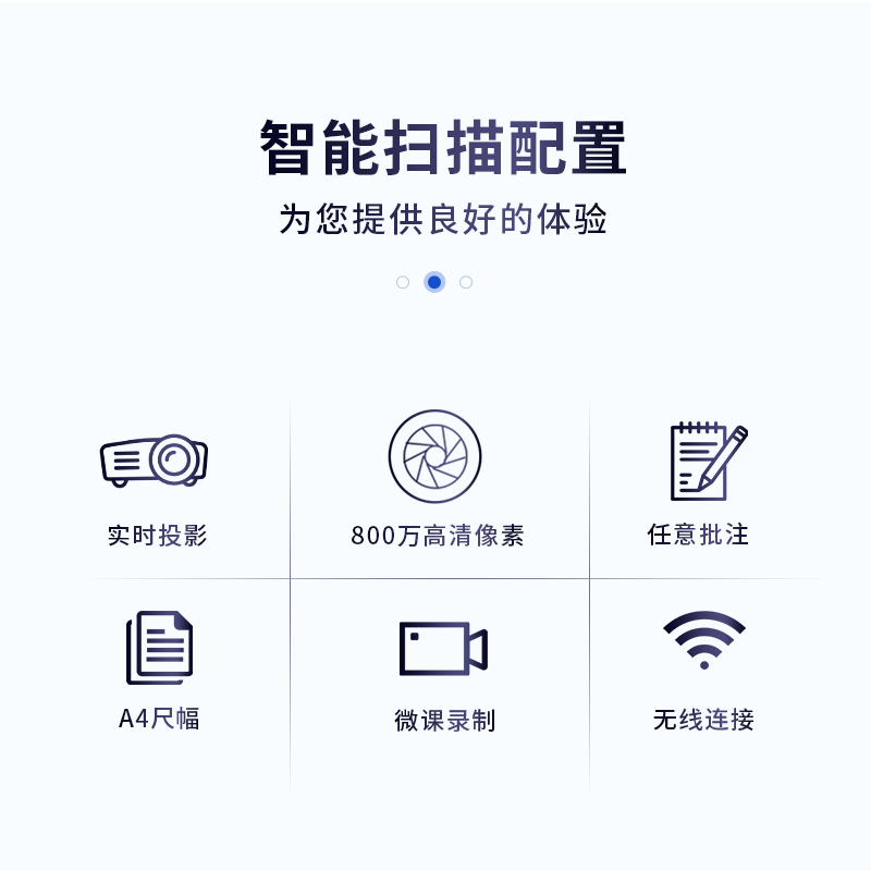 洛菲特（LOFIT)高拍仪800万像素自动对焦A4幅面快拍仪高端商用办公文档保存扫描仪远程教学网课投影录像