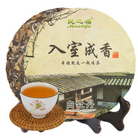 民之福[买二送一]茶叶2010福鼎白茶白牡丹茶饼 枣香味350克