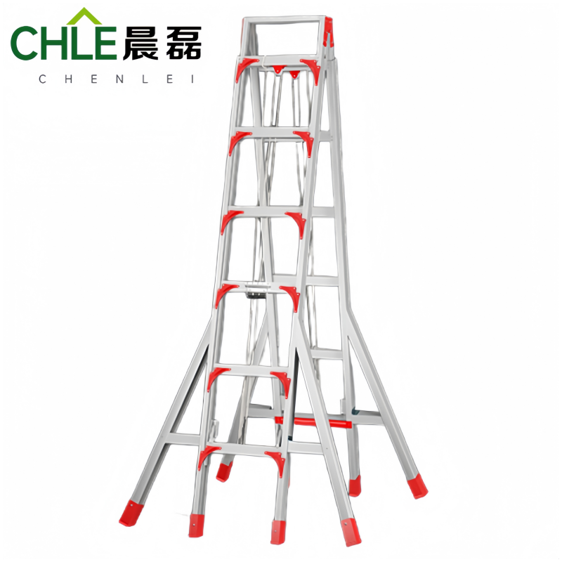 晨磊铝合金人字梯六步/个高清大图