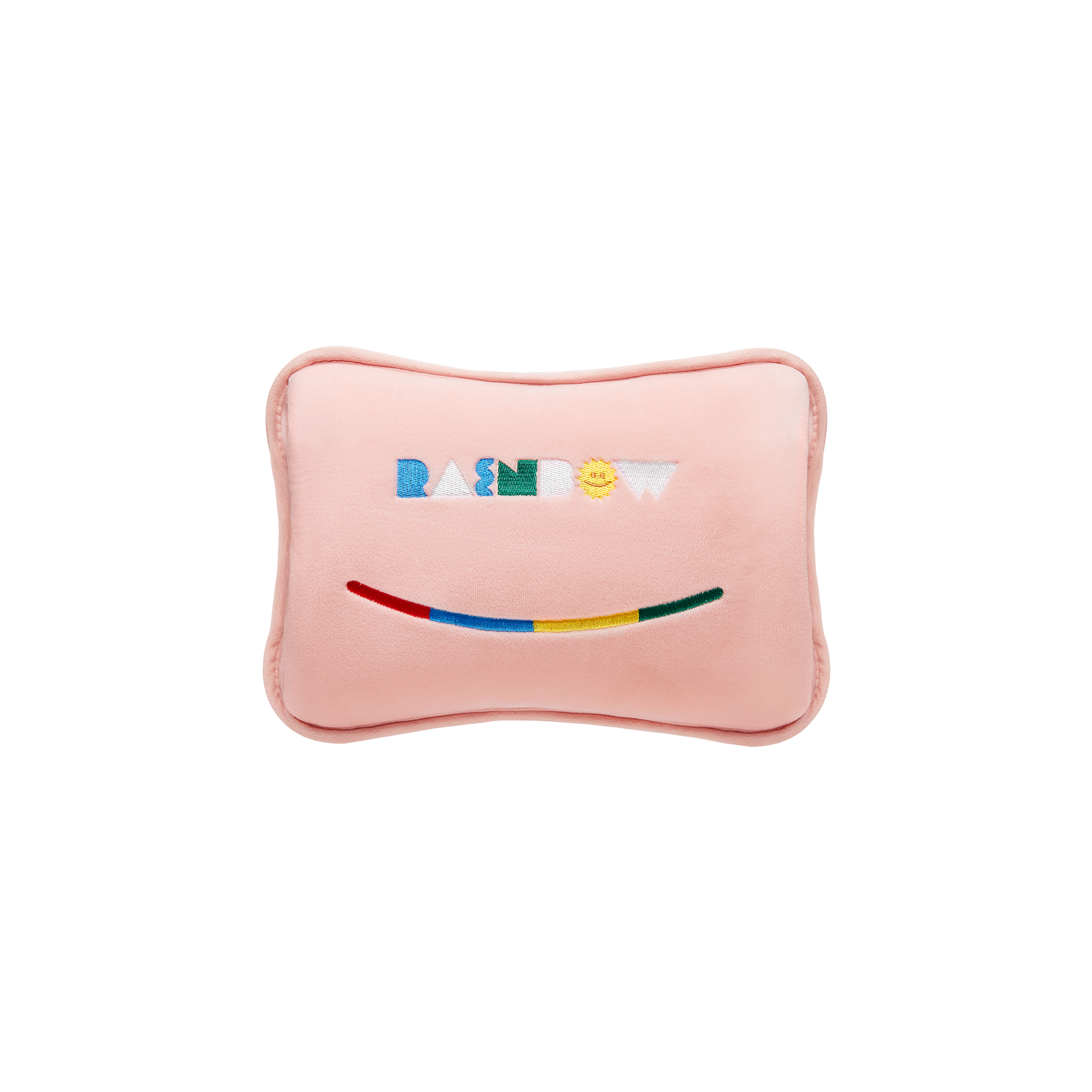 彩虹T614-F 粉免洗加厚亲肤绒插手电热暖手宝色1个高清大图