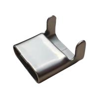 盛京联硕 不锈钢扎带 盘带卡扣 扎口20mm L扣[100个]包