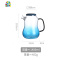 北欧风创意冷水壶玻璃可高温家用客厅凉白开水杯欧式轻奢水具套装 FENGHOU 1400ml单壶-蓝色凉水壶