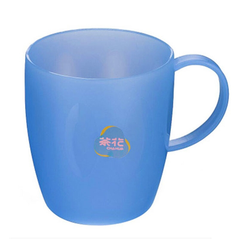 茶花 水杯子刷牙杯漱口杯大号欧式鼓型 1441
