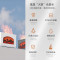 对伴香薰加湿器创意仿真火焰卧室静音家用桌面超声波雾化器大容量