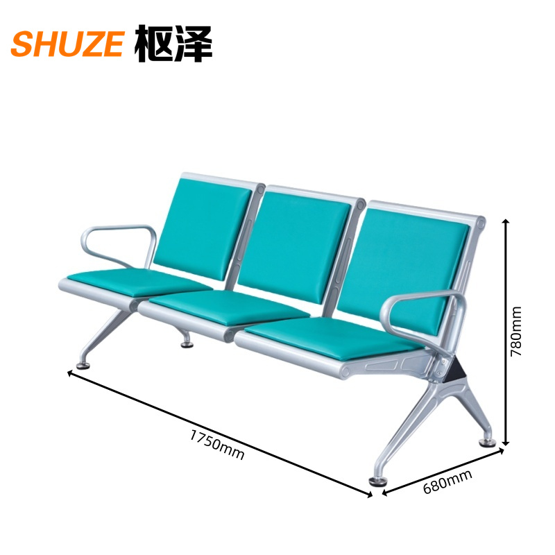 枢泽 等候椅 联排椅 三人位 张高清大图