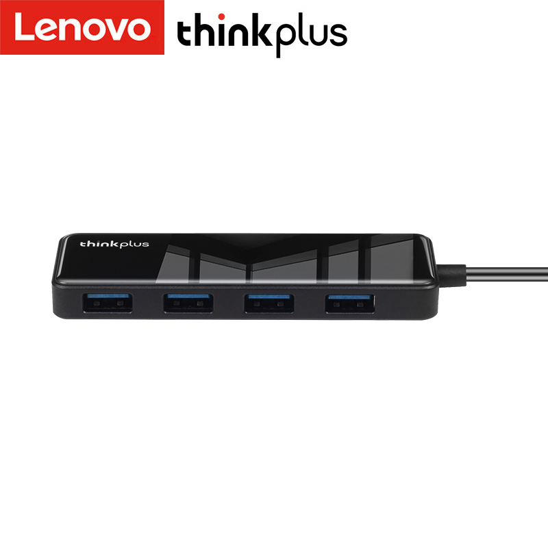 联想thinkplus USB3.0集线器TPH-04A多功能扩展坞即插即用高速传输多接口拓展坞笔记本电脑一拖四分线器