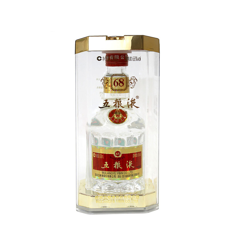 五粮液 68度 浓香型白酒 100ml*20 整箱装
