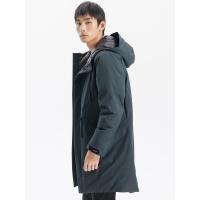 [2件2.5折价:509.8,可叠加199减30]MECITY男装时尚长款连帽羽绒服男士保暖外套男