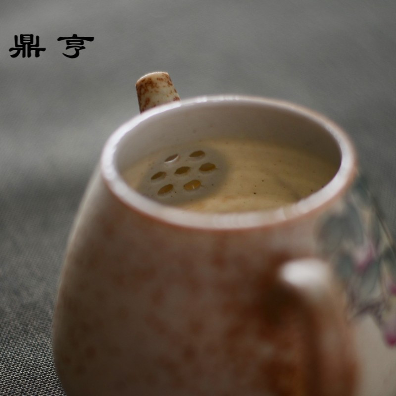 鼎亨釉上粉彩手绘茶壶陶瓷功夫茶具套装单壶景德镇手绘茶具鬼志野