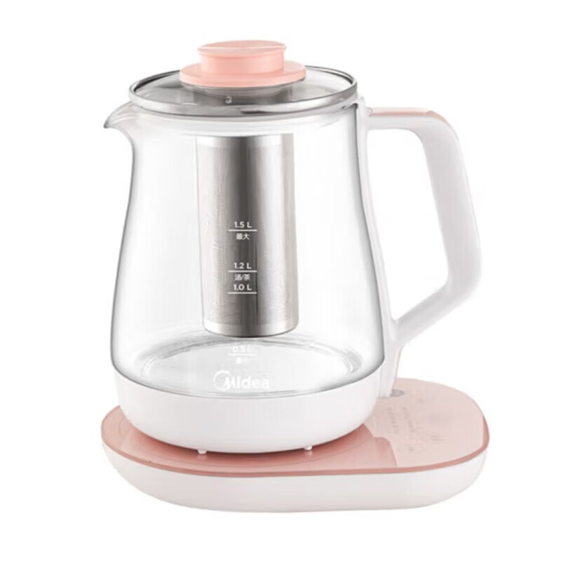 美的(Midea)养生壶家用1.5L容量多功能花茶壶泡茶壶办公室全自动茶壶电水壶烧水壶MK-GE1511