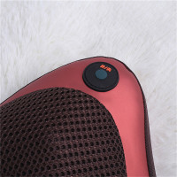 璐瑶LUYAO按摩枕 LY- 735古铜色 红外线疗法 家车两用定时功能记忆功能过热保护 颈部腰部肩部背部按摩枕揉捏按摩