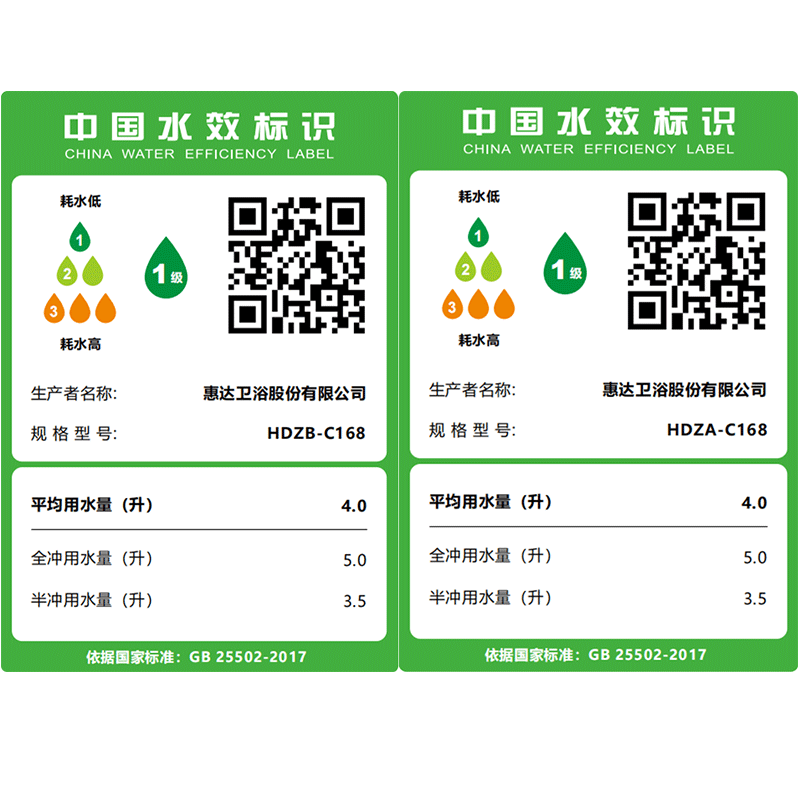 惠达（HUIDA）-C168家用普通马桶虹吸式节水缓降盖板陶瓷马桶大冲力抽水卫生间坐便器高清大图