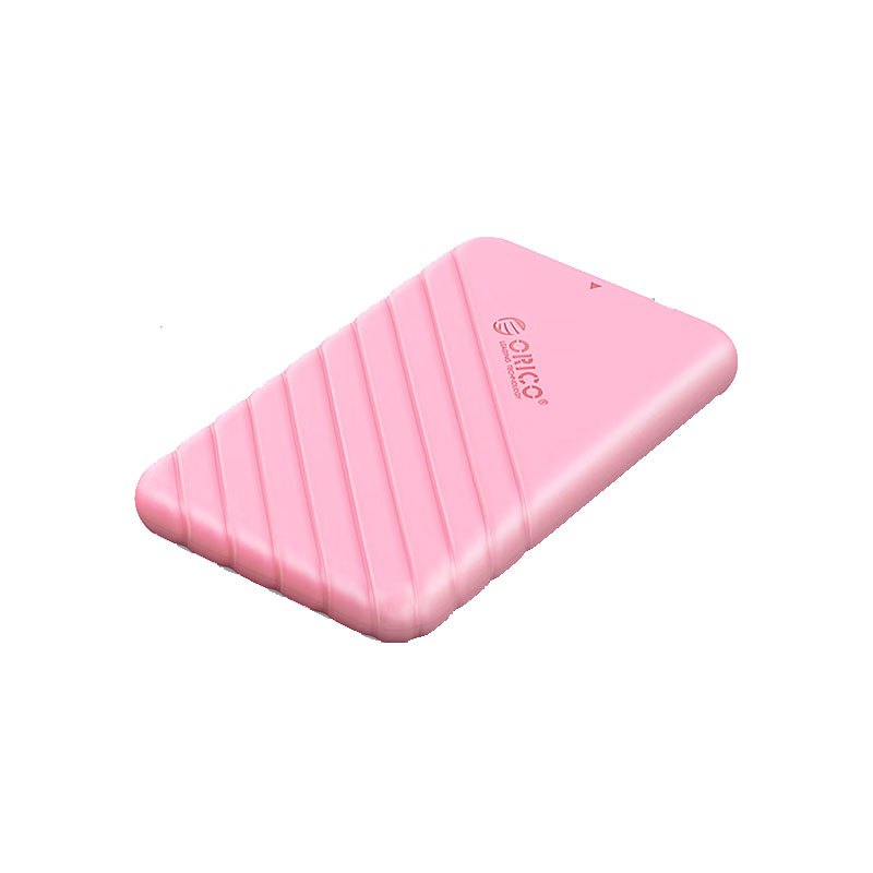 奥睿科(ORICO)Type-C移动硬盘盒2.5英寸USB3.1 SATA串口台式机笔记本SSD硬盘盒子 粉25PW1