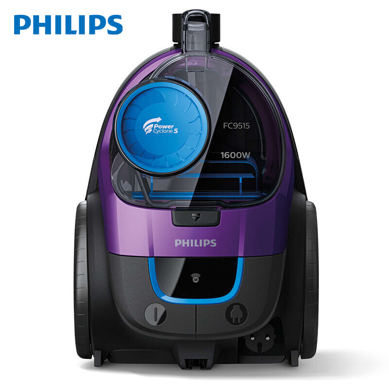 飞利浦(Philips) FC9515 家用1.5L无纺布集尘袋干式强力大功率手持式卧式吸尘器
