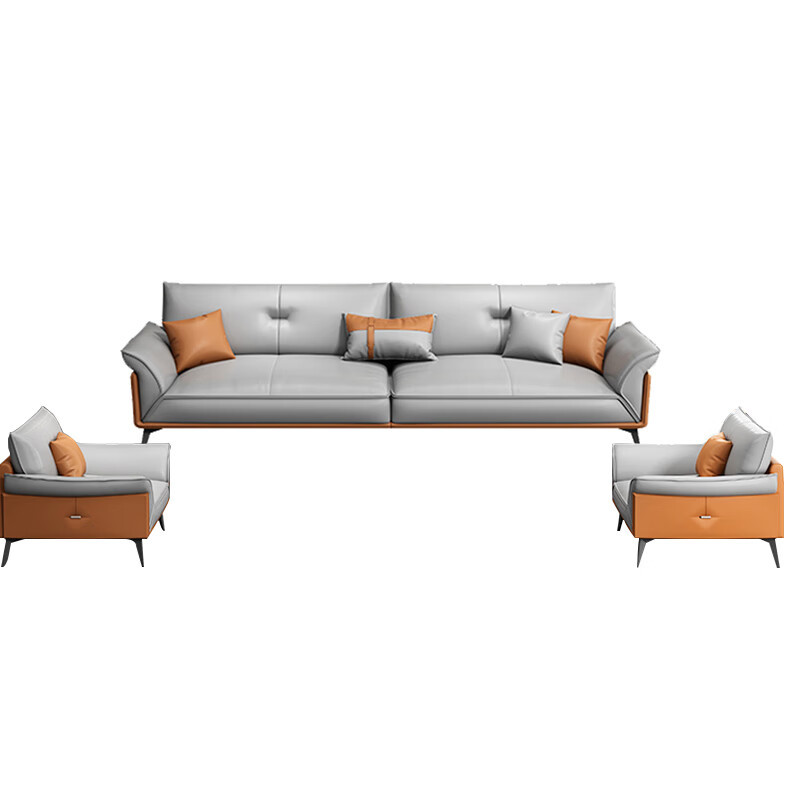 臻远通用沙发木骨架沙发类u形5皮质zyjj80203视频