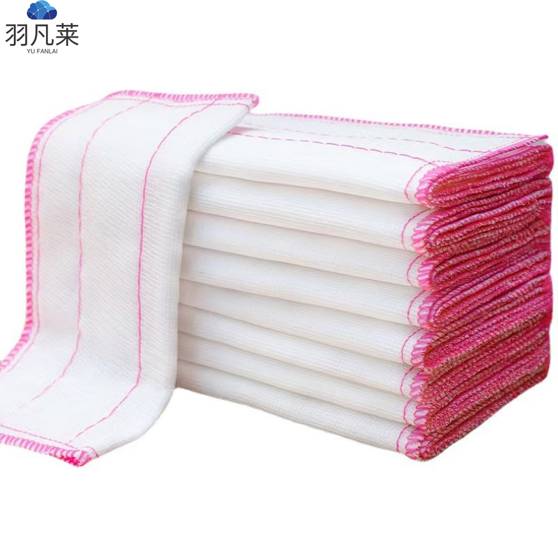 棉纱洗碗布百洁布抹布 30*30 块高清大图