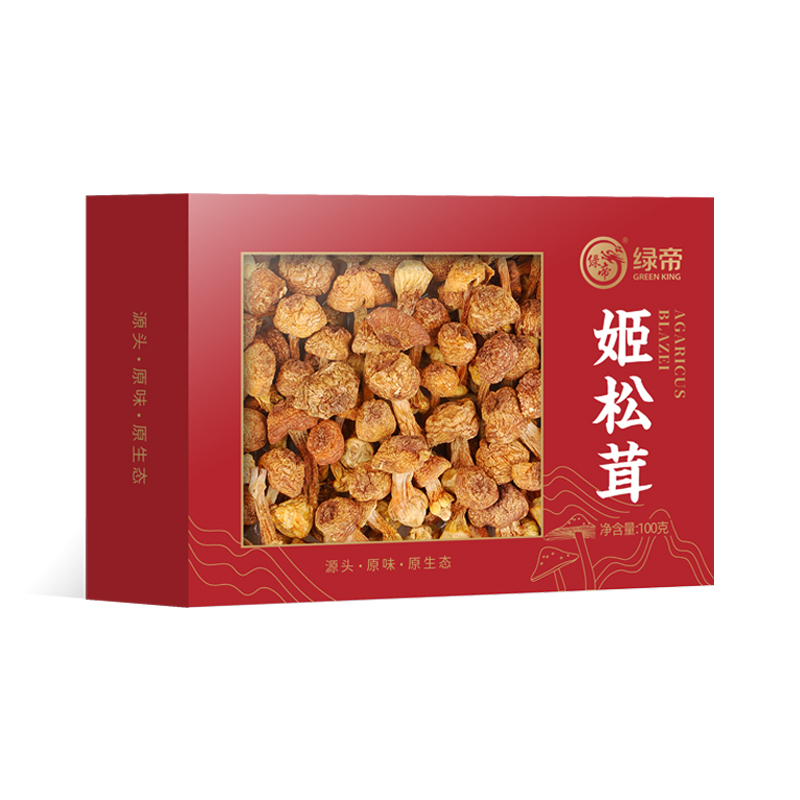 绿帝(GREEN KING)山珍干货 姬松茸 100g