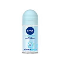 妮维雅 活力清新爽身走珠液50ml 清爽香体露女士持久干爽
