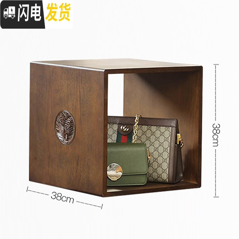 三维工匠现代简约抽屉式收纳柜实木书柜简易书架创意置物架储物柜储物柜子高清大图