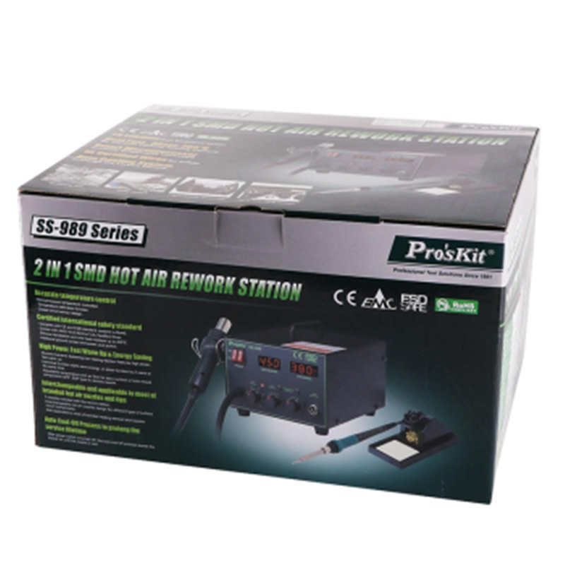 (Pro’sKit) Ss-989H 2合1SMD吹焊台 (AC220V 700W)