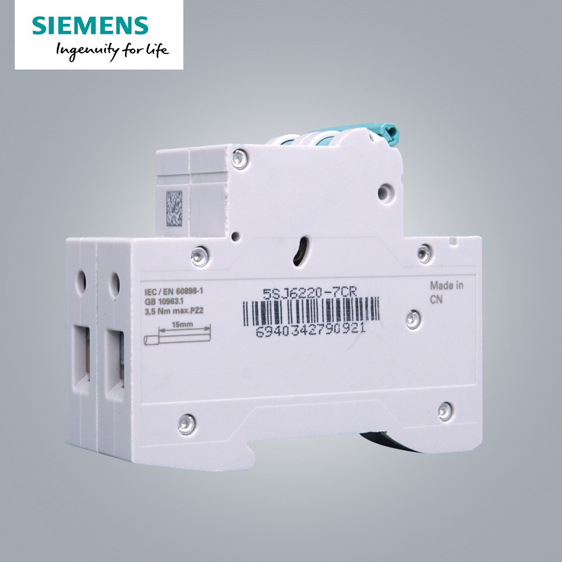 西门子(SIEMENS) 空气开关2P双进双出 20A标准型断路器5SJ62207CR