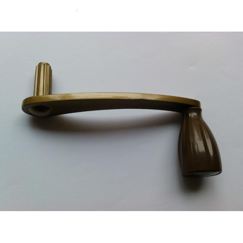 晾衣架闪电客配件手摇器摇柄手柄摇把升降晾衣架正品普通款手柄金色