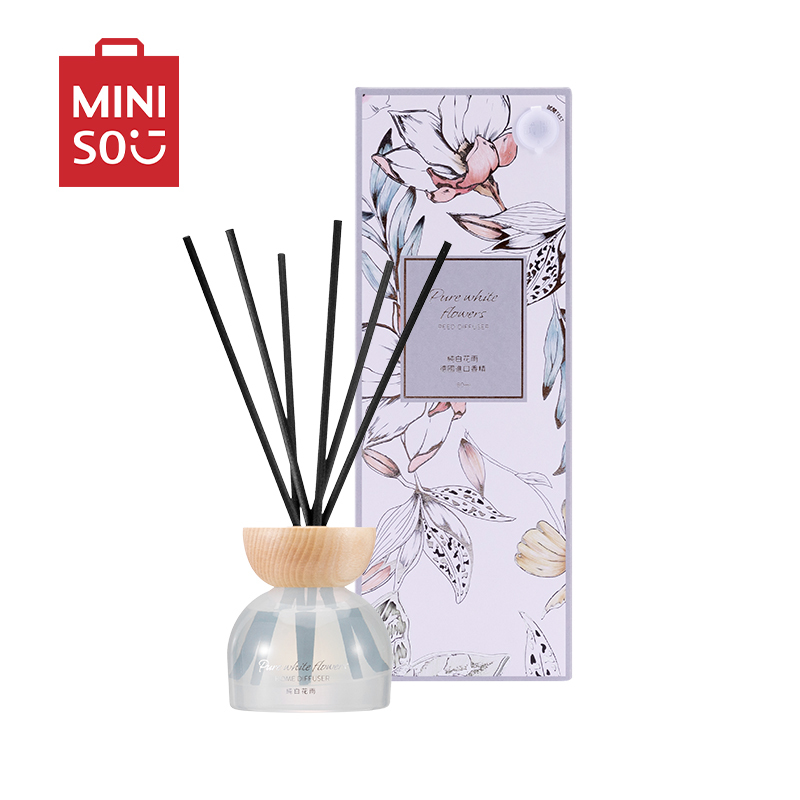 名创优品(miniso) 花之密语香薰空气喷雾剂随身卧室内香氛香水清新(纯白花雨)