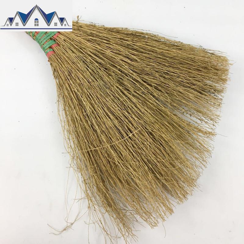 植物铁扫把扫帚学校家用棕扫帚庭院工地手工大扫帚工厂单位 三维工匠高清大图